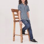 پیراهن پسرانه مدل چهارخانه کد KAM_C1402123445