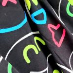 تی شرت آستین کوتاه بچگانه مدل ایموجی بلک لایت کد 1248