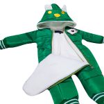 سرهمی نوزادی الشن مدل تدی رنگ سبز